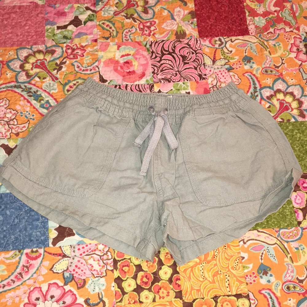 Light green shorts